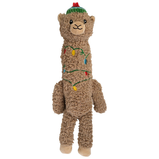 Petstock Christmas Festive Alpaca Plush Dog Toy