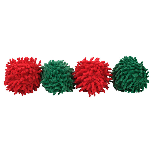 Petstock Christmas Pom Poms Cat Toys