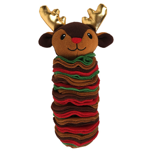 Petstock Christmas Reindeer Snuffle Dog Toy