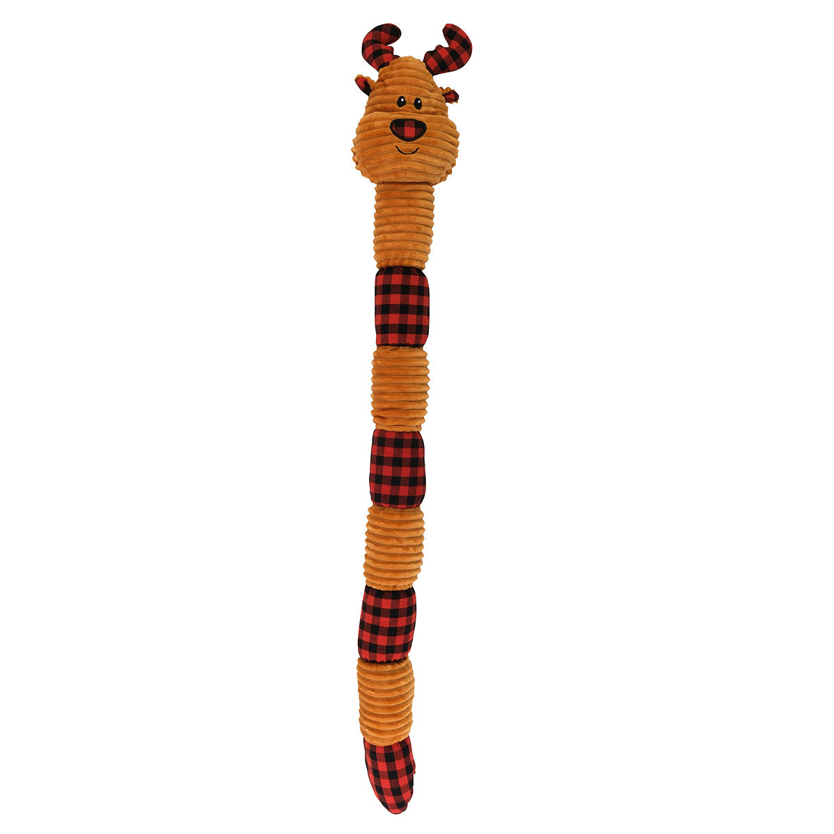 Petstock Christmas Long Reindeer Plush Dog Toy