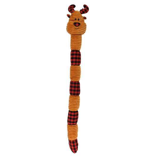 Petstock Christmas Long Reindeer Plush Dog Toy