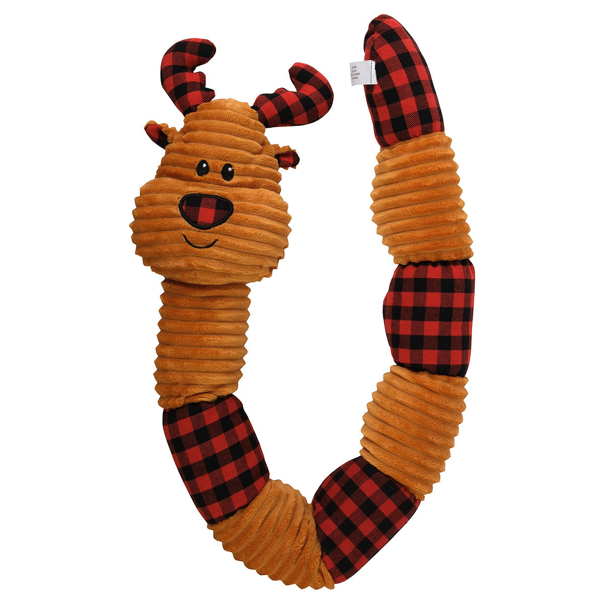 Petstock Christmas Long Reindeer Plush Dog Toy