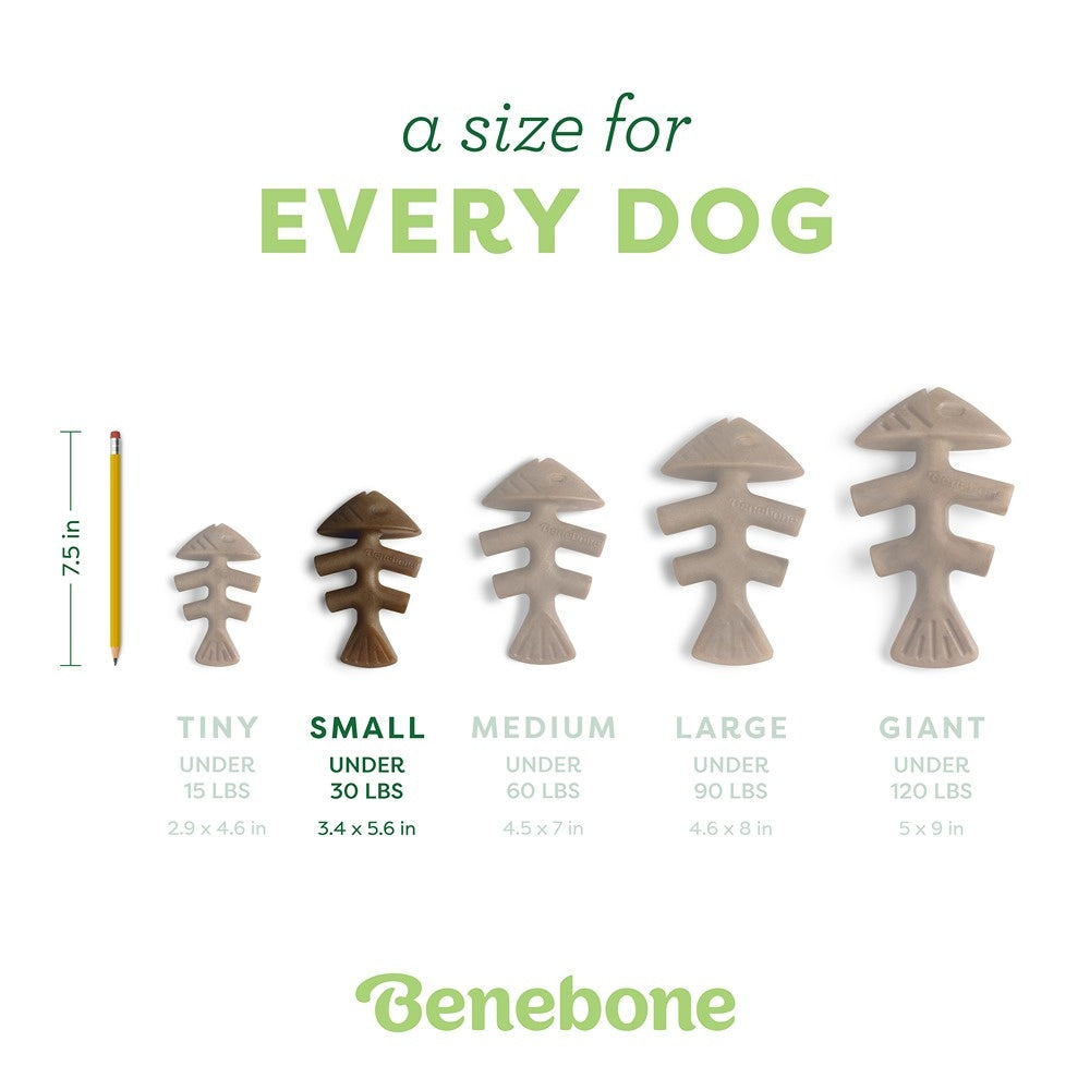 Benebone Fishbone Dog Chew Toy