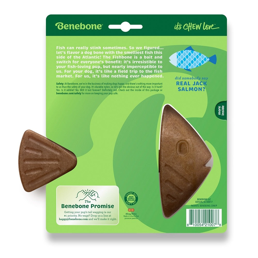 Benebone Fishbone Dog Chew Toy