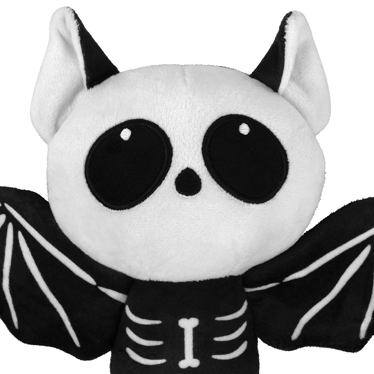 Value Toys Spooky Skeleton Bat Plush & Rope Dog Toy