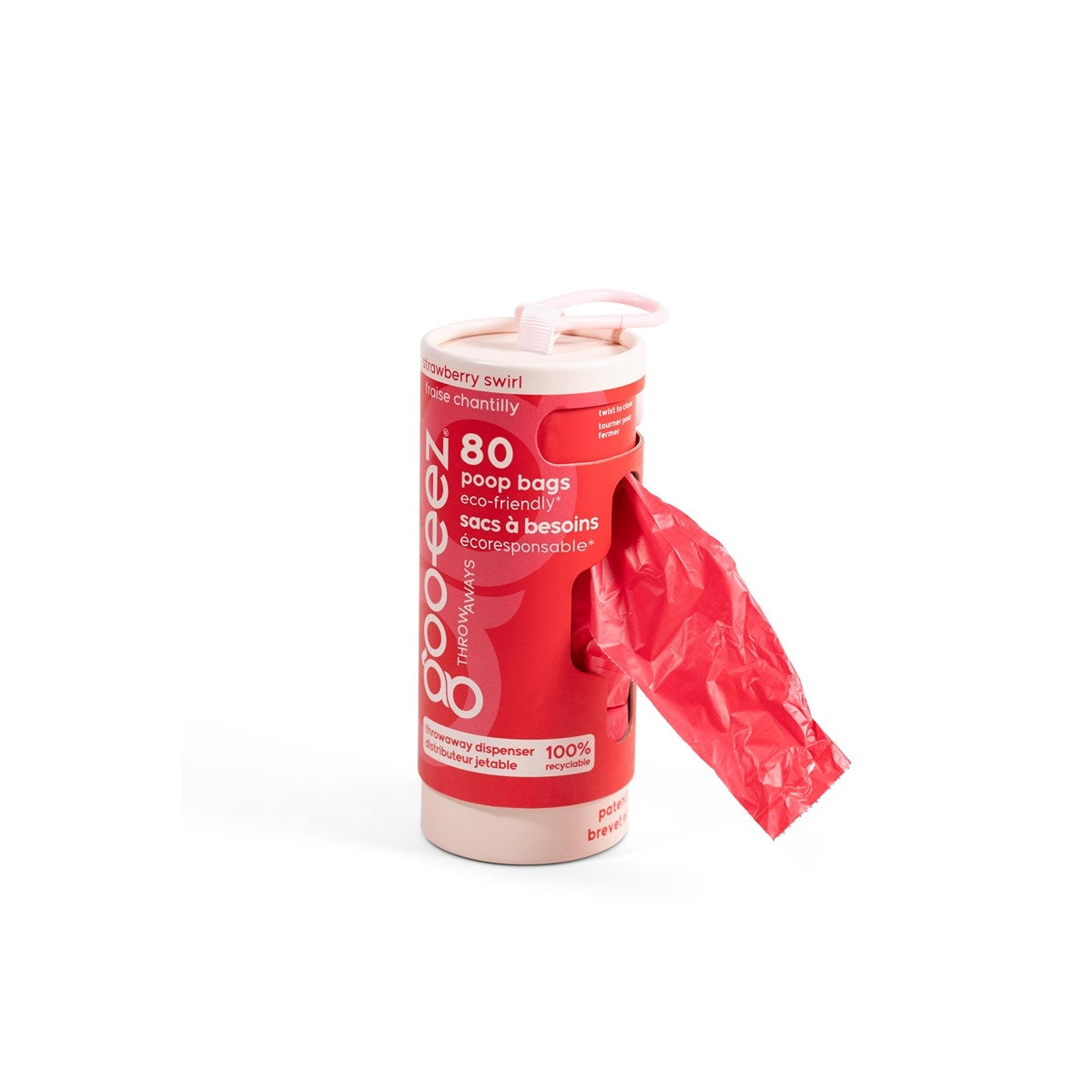 Goo-eez Waste Bags - Strawberry Swirl Scented