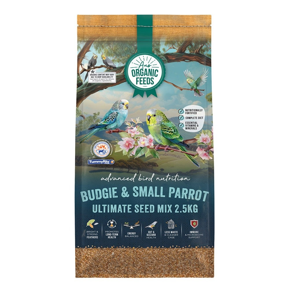 Aus Organic Feeds Budgie & Small Parrot Ultimate Seed Mix