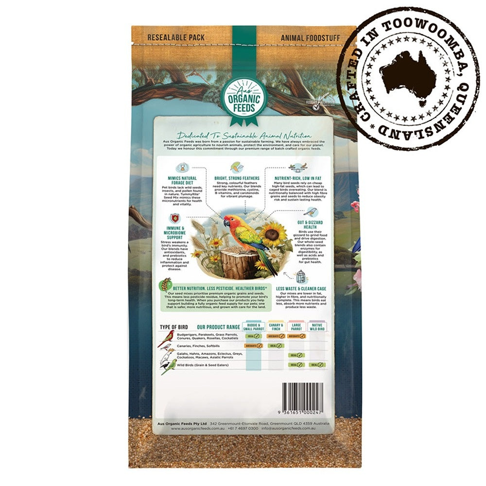 Aus Organic Feeds Budgie & Small Parrot Ultimate Seed Mix