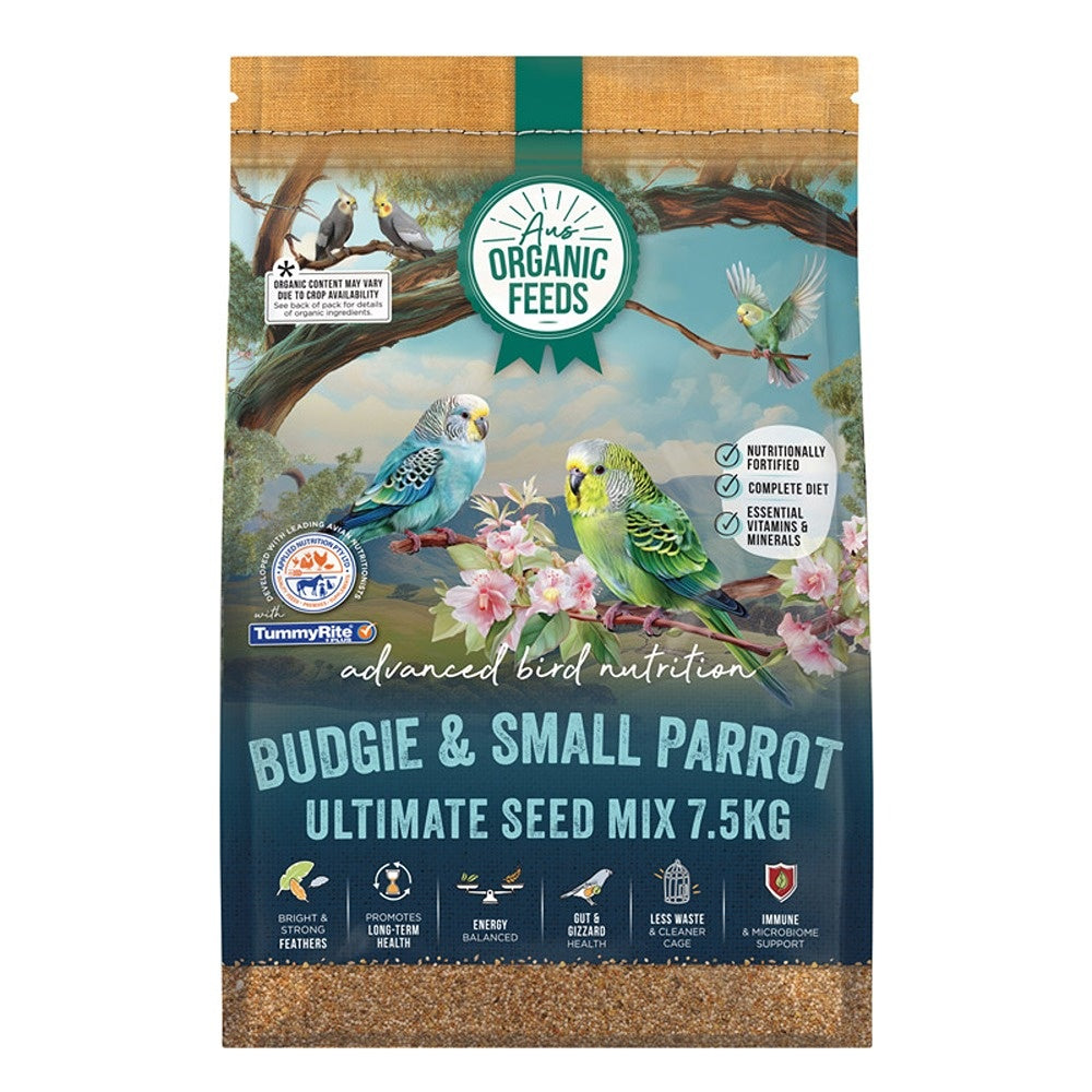 Aus Organic Feeds Budgie & Small Parrot Ultimate Seed Mix