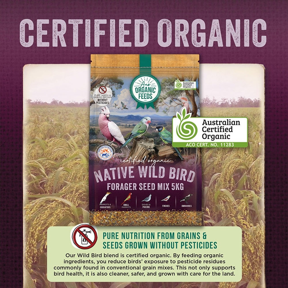 Aus Organic Feeds Native Wild Bird Forager Seed Mix