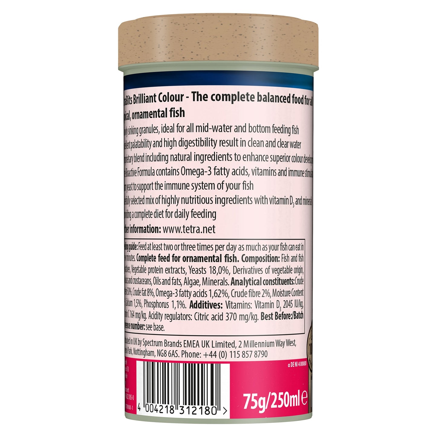 TetraBits Brilliant Colour Fish Food
