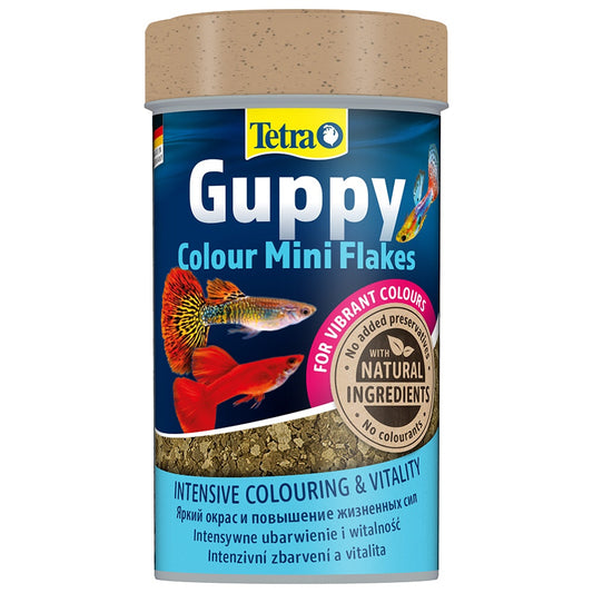 Tetra Guppy Colour Mini Flakes Fish Food