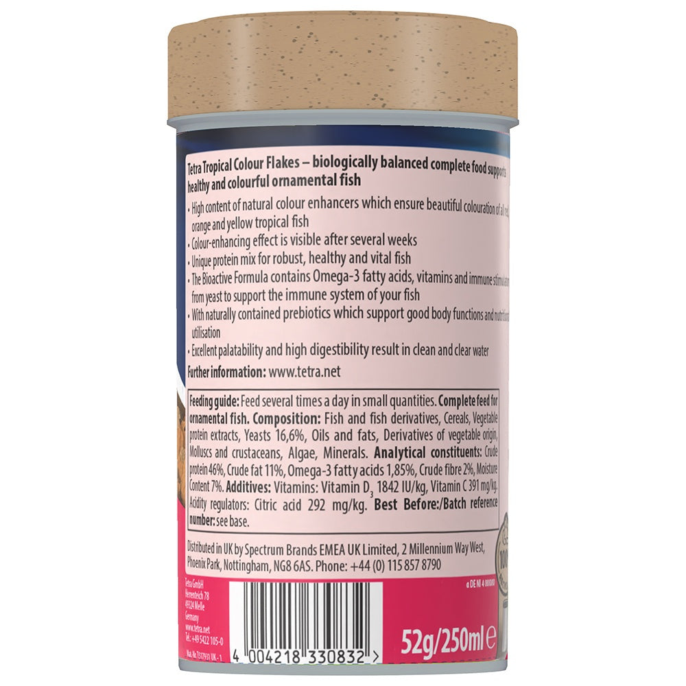 Tetra Tropical Colour Flakes Fish Food