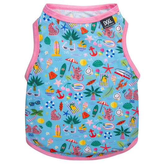 DGG Resort Summer Print Dog T-Shirt