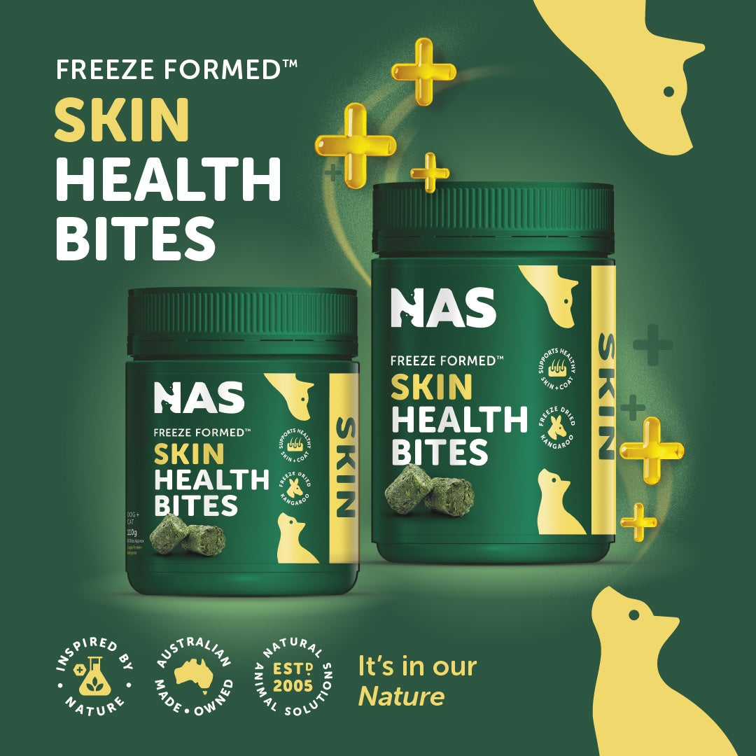 NAS Freeze Formed Skin & Coat Health Bites for Dogs & Cats
