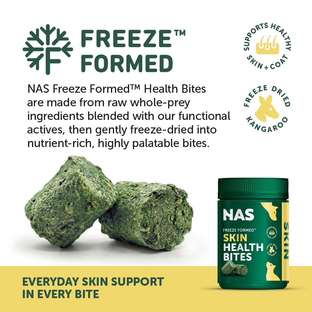 NAS Freeze Formed Skin & Coat Health Bites for Dogs & Cats
