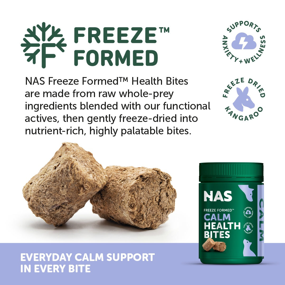 NAS Freeze Formed Calm Health Bites for Dogs & Cats