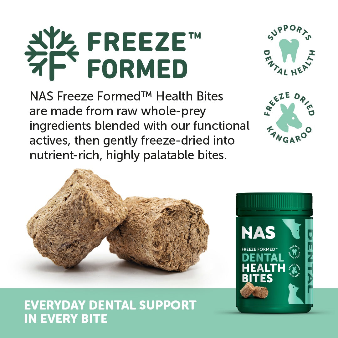 NAS Freeze Formed Dental Health Bites for Dogs & Cats