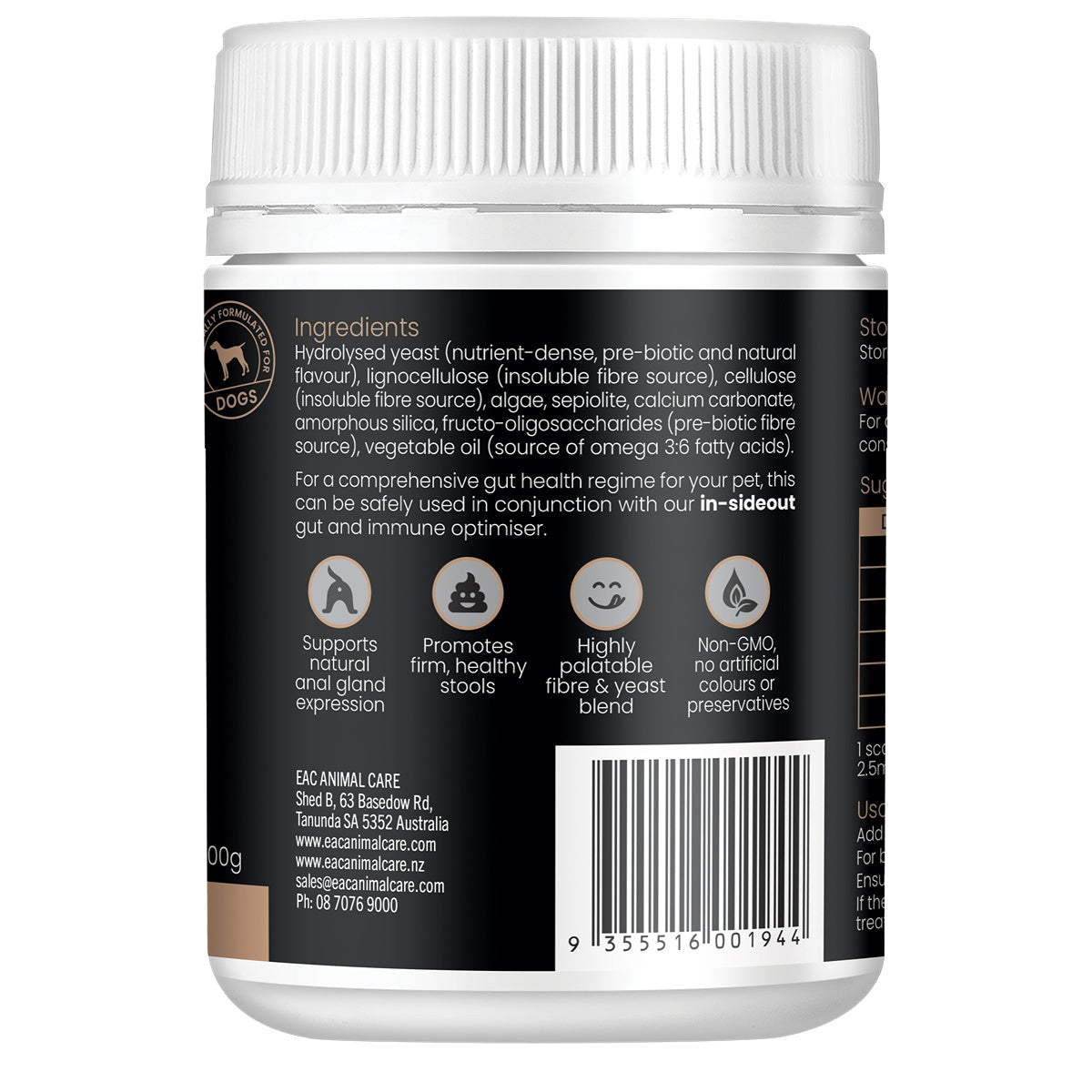 EAC Animal Care Gut & Anal Gland Support for Dogs