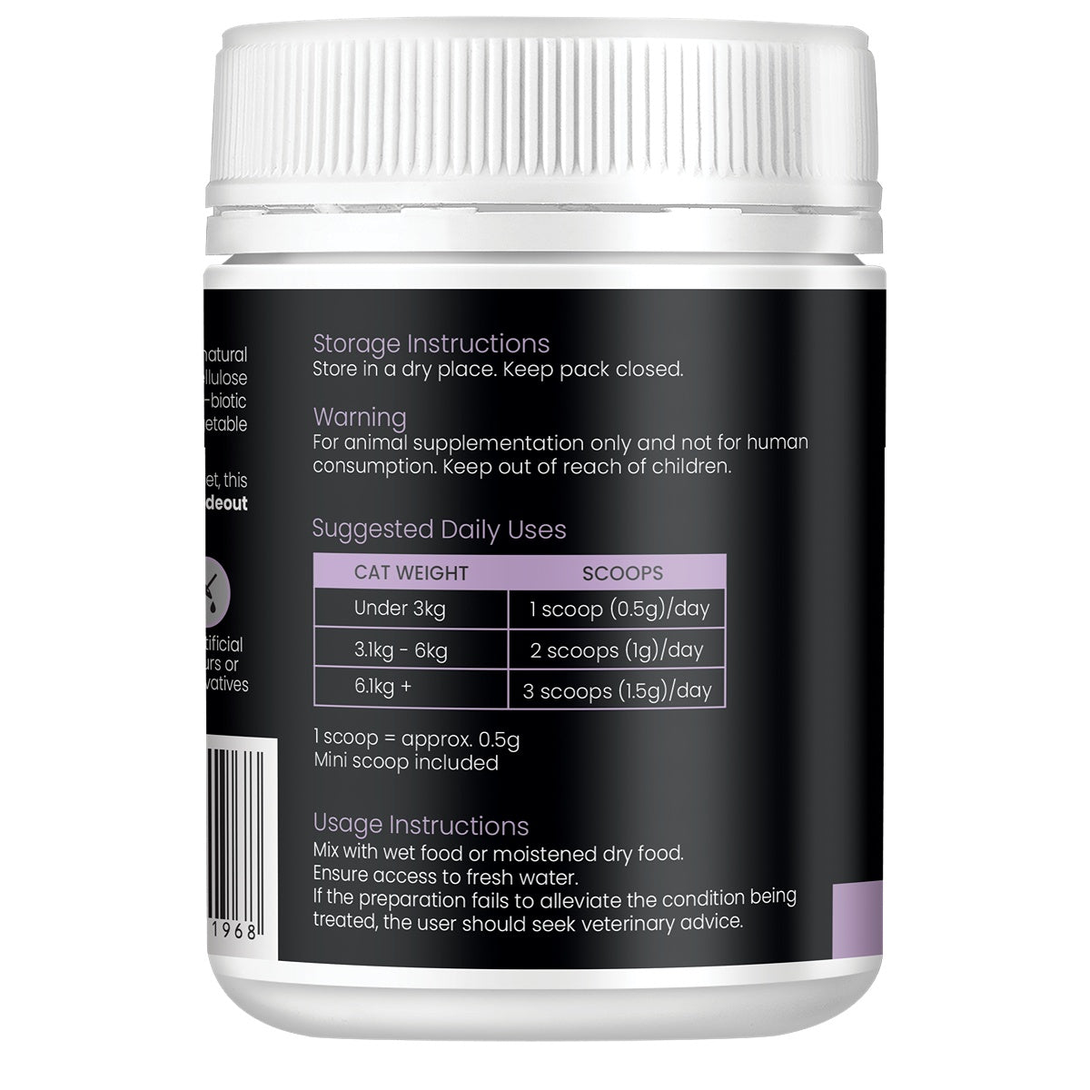 EAC Gut & Furball Supplement for Cats