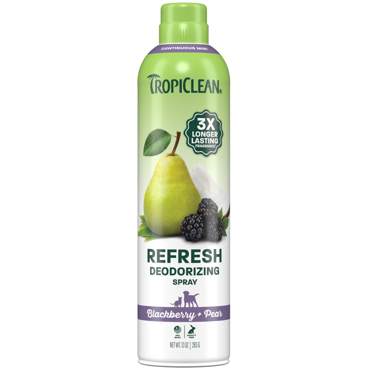 TropiClean Blackberry Pear Dog & Cat Deodorizing Spray