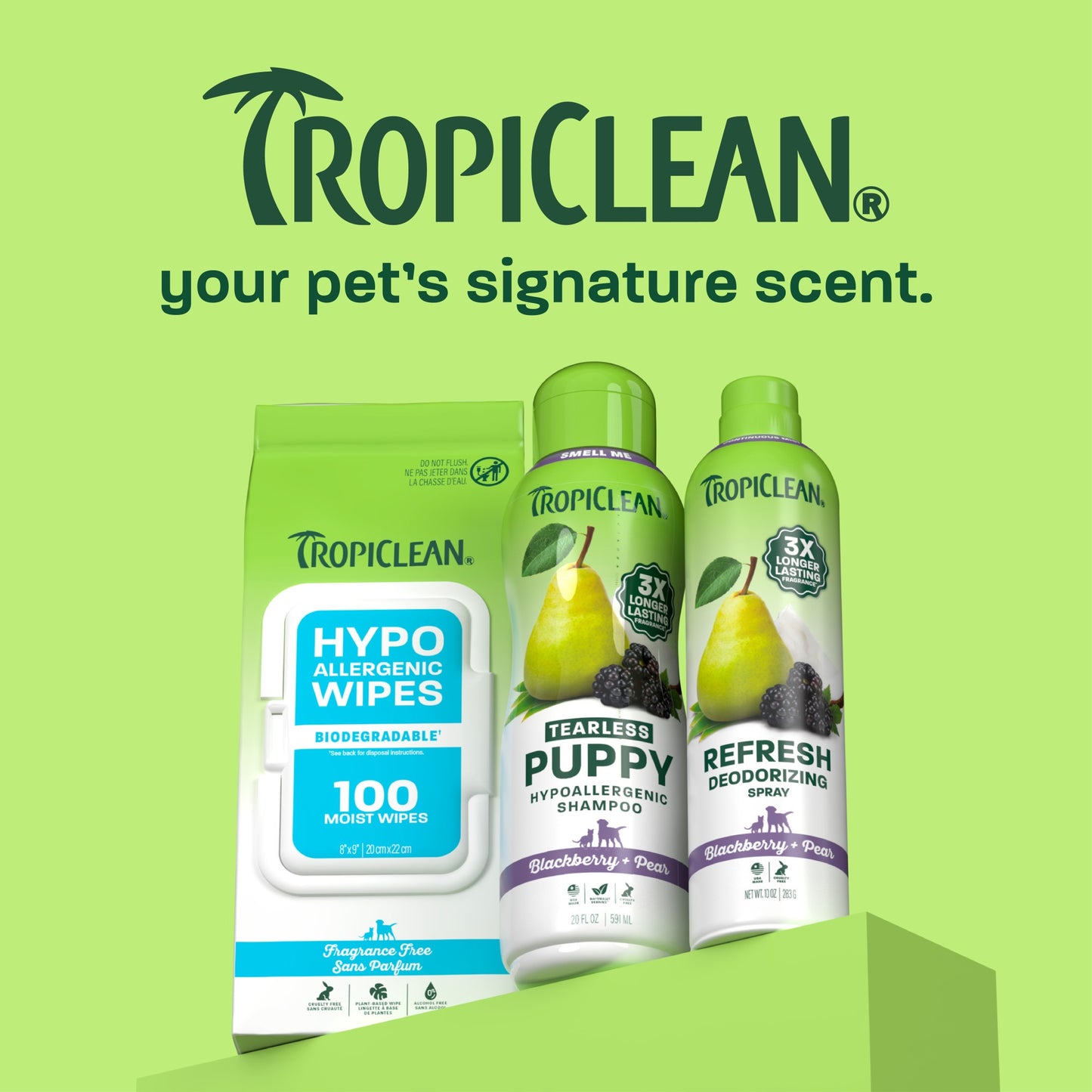 TropiClean Blackberry Pear Dog & Cat Deodorizing Spray