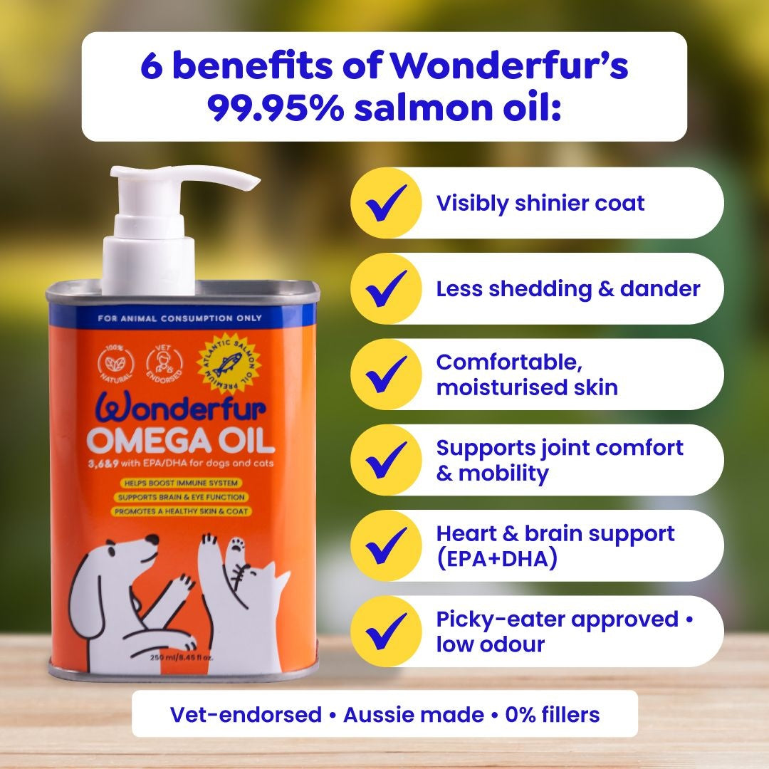 Wonderfur Super Omega Oil Dog & Cat Supplement
