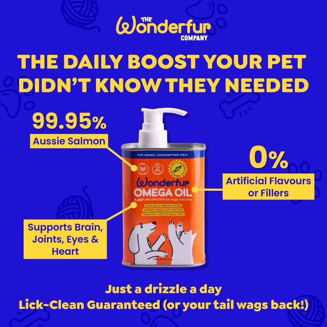 Wonderfur Super Omega Oil Dog & Cat Supplement