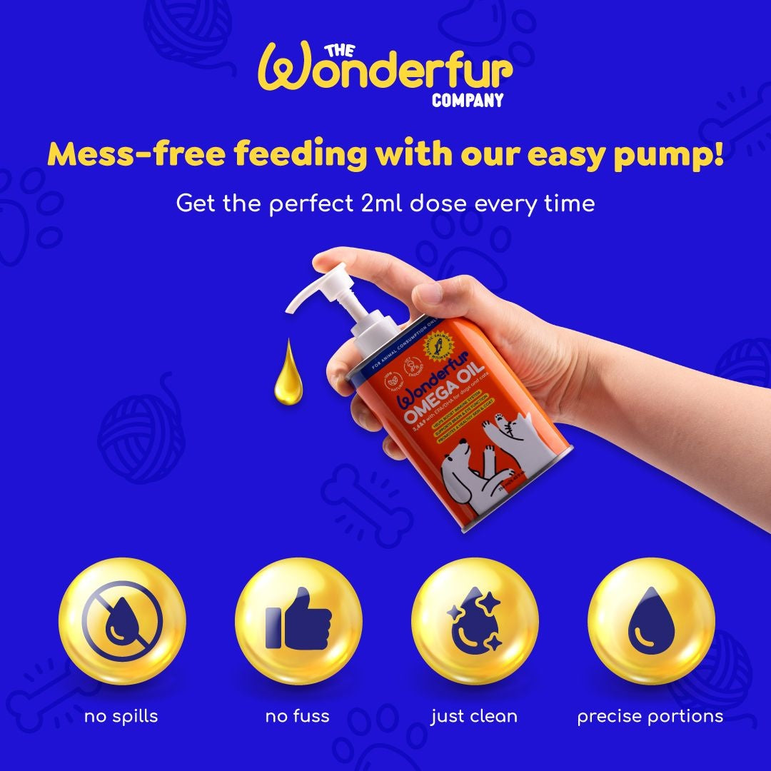Wonderfur Super Omega Oil Dog & Cat Supplement