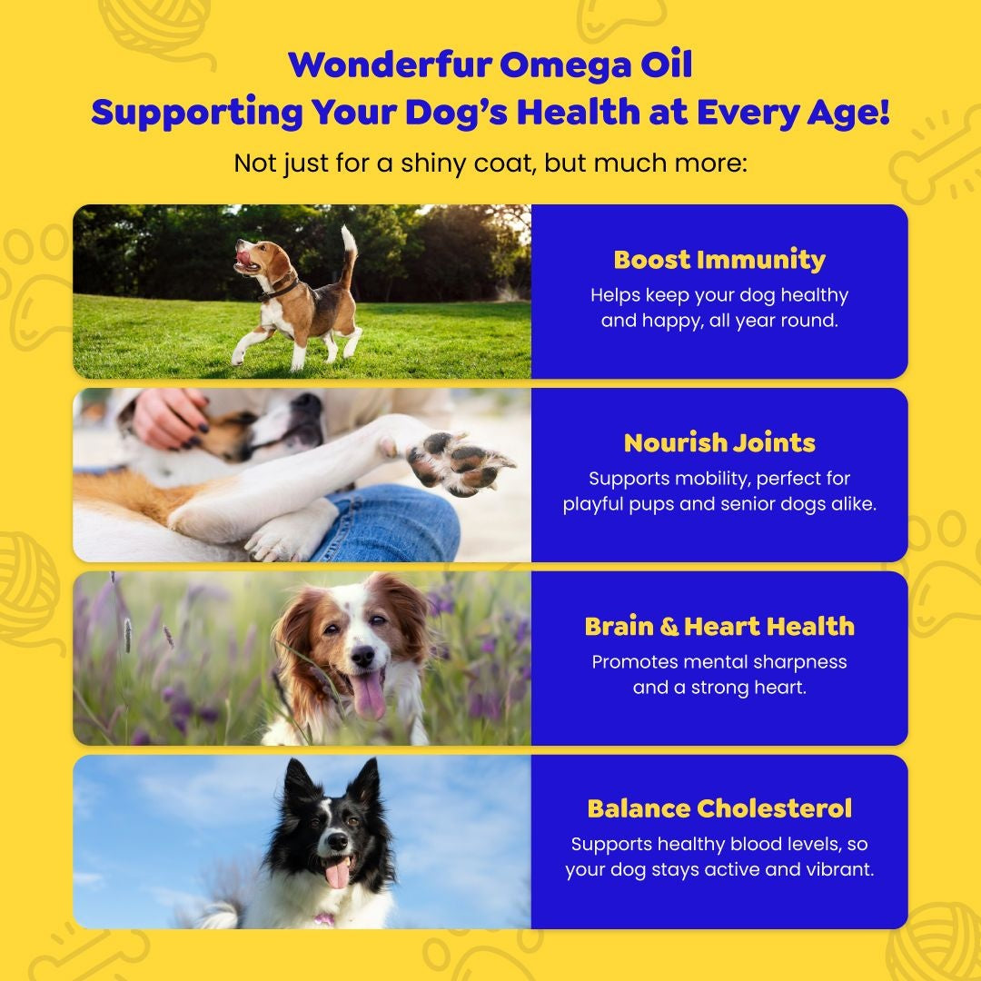 Wonderfur Super Omega Oil Dog & Cat Supplement