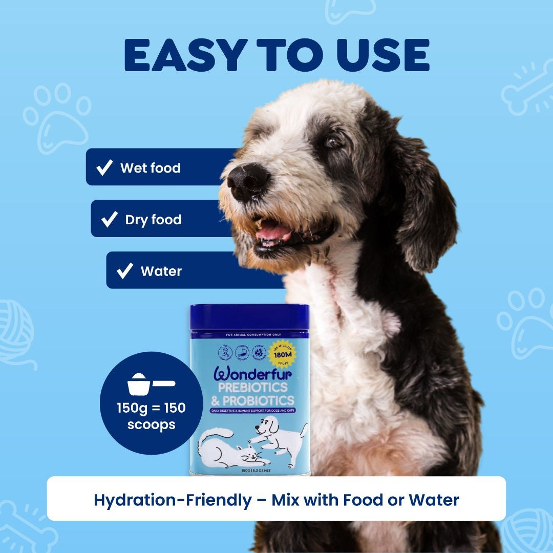 Wonderfur Prebiotics & Probiotics Dog & Cat Supplement