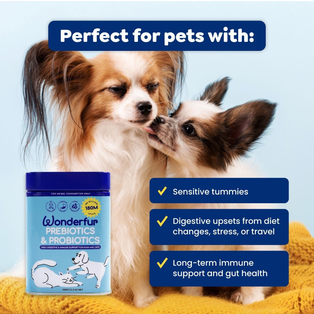 Wonderfur Prebiotics & Probiotics Dog & Cat Supplement