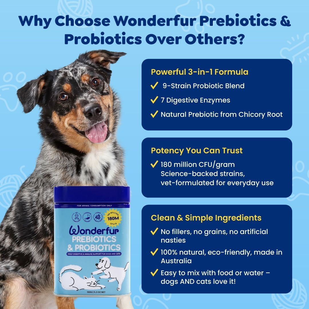 Wonderfur Prebiotics & Probiotics Dog & Cat Supplement