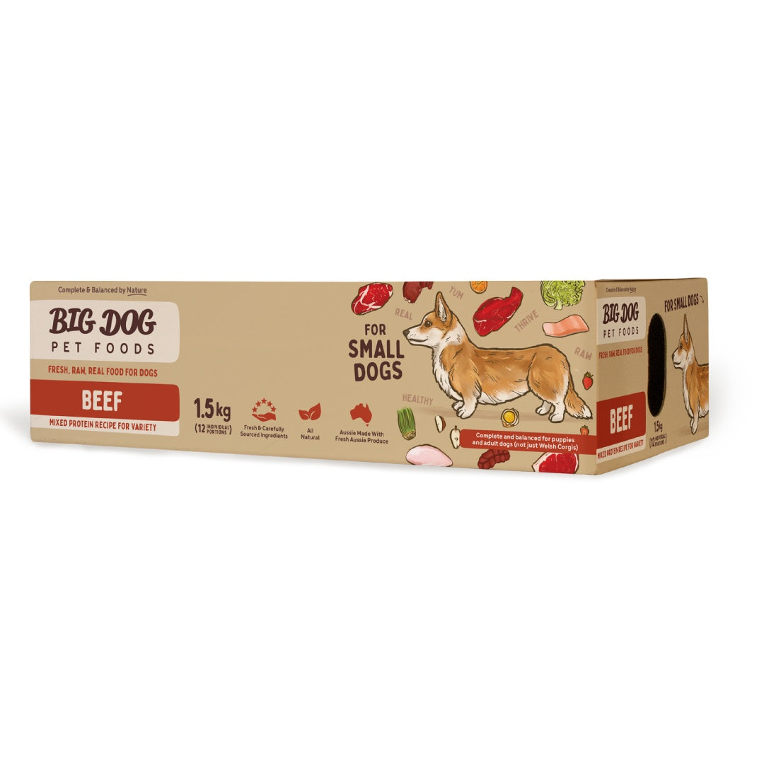 Big Dog Beef Raw Small Dog Food