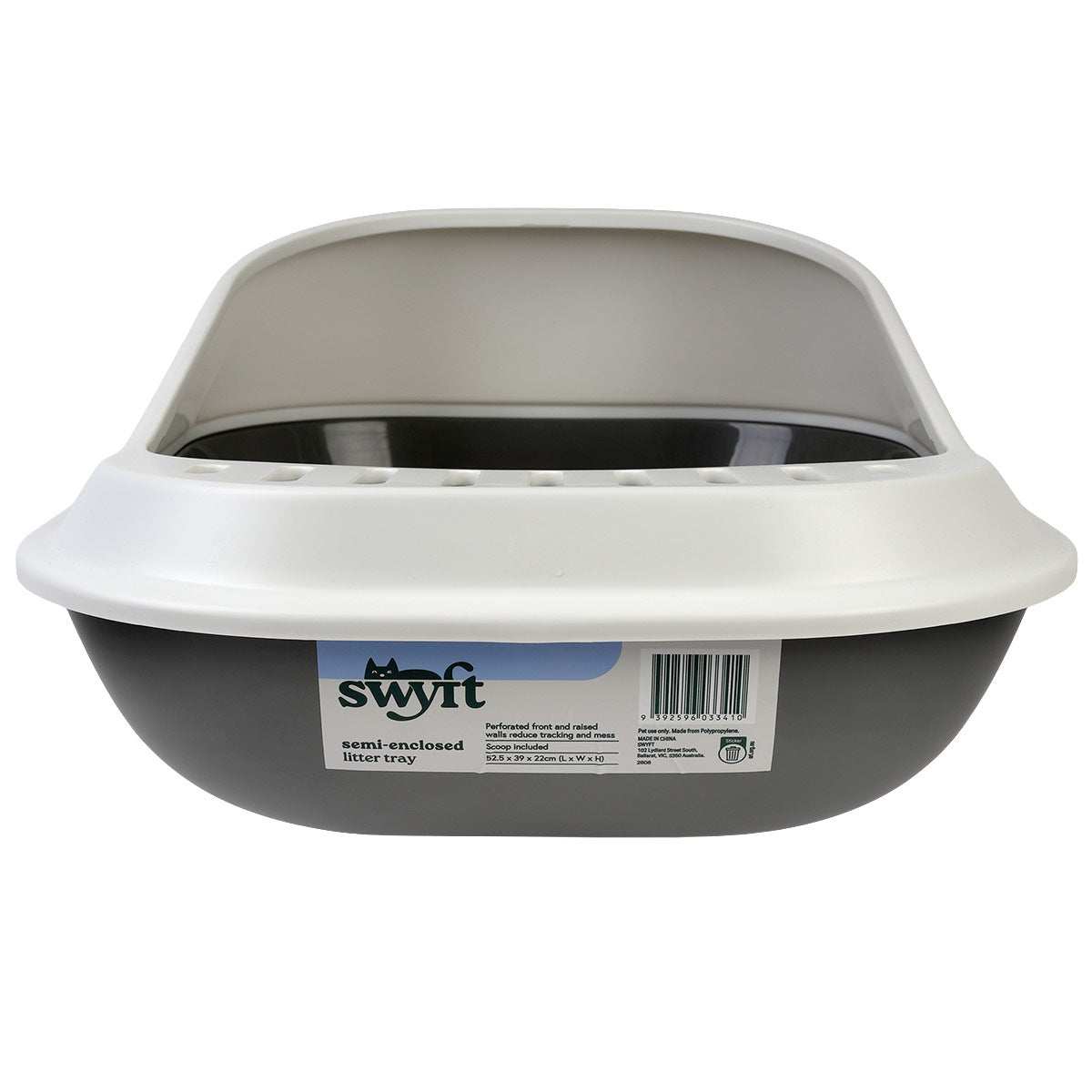Swyft Semi-Enclosed Cat Litter Tray