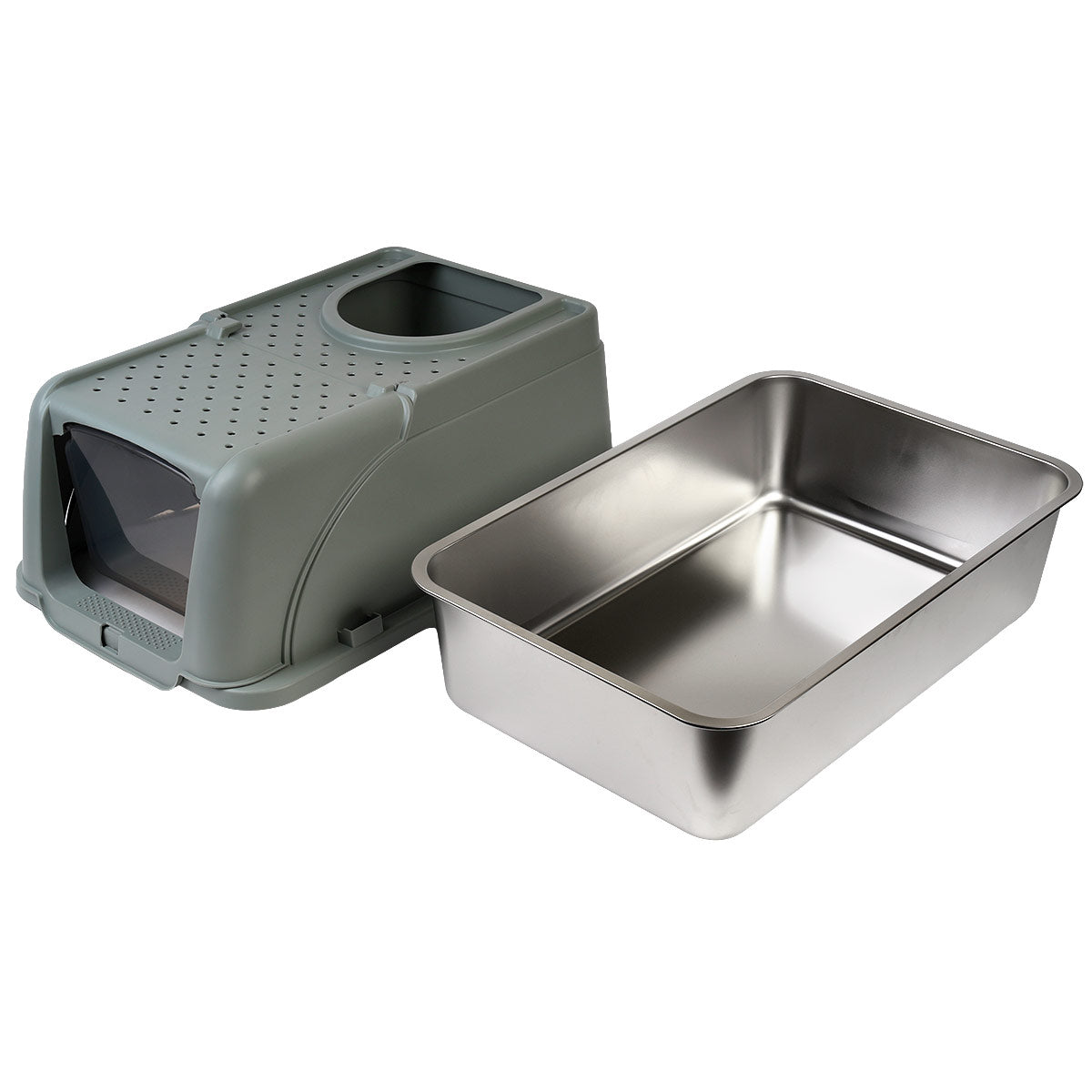 Swyft Stainless Steel Cat Litter Tray