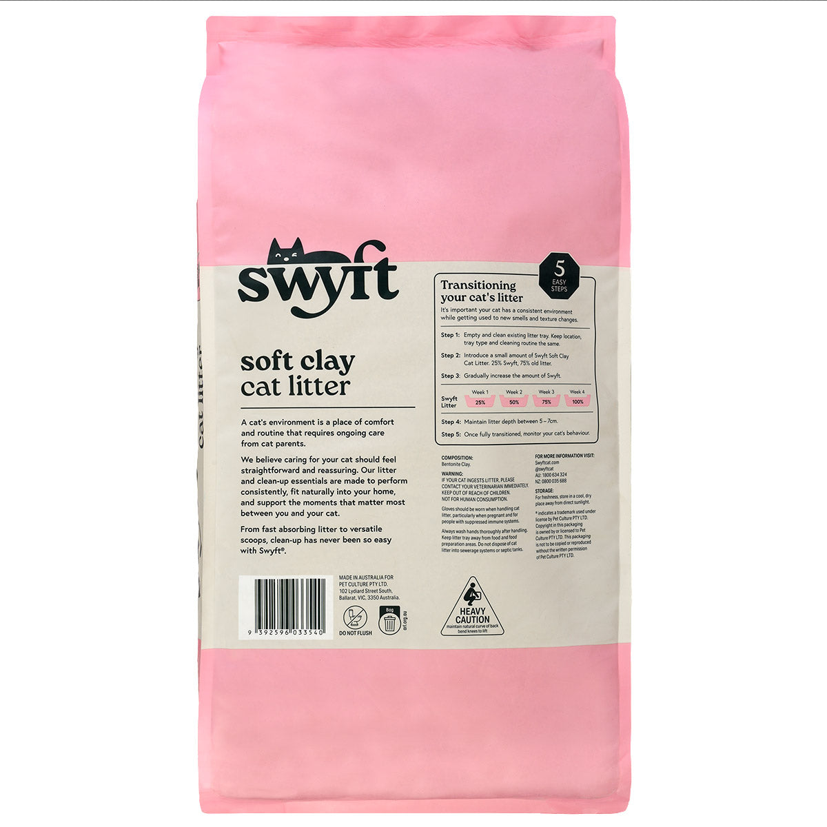 Swyft Soft Clumping Clay Cat Litter