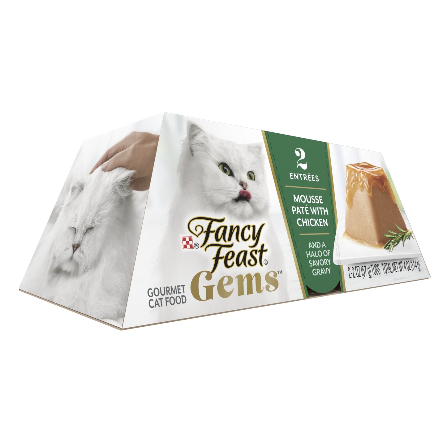 Fancy Feast Gems Mousse Paté with Chicken Gravy Cat Food