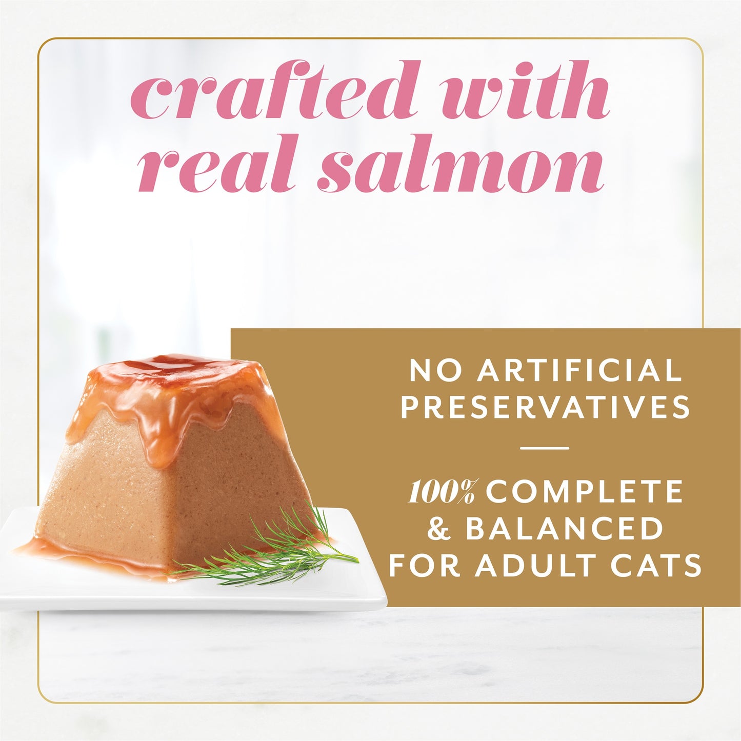 Fancy Feast Gems Mousse Paté with Salmon Gravy Cat Food
