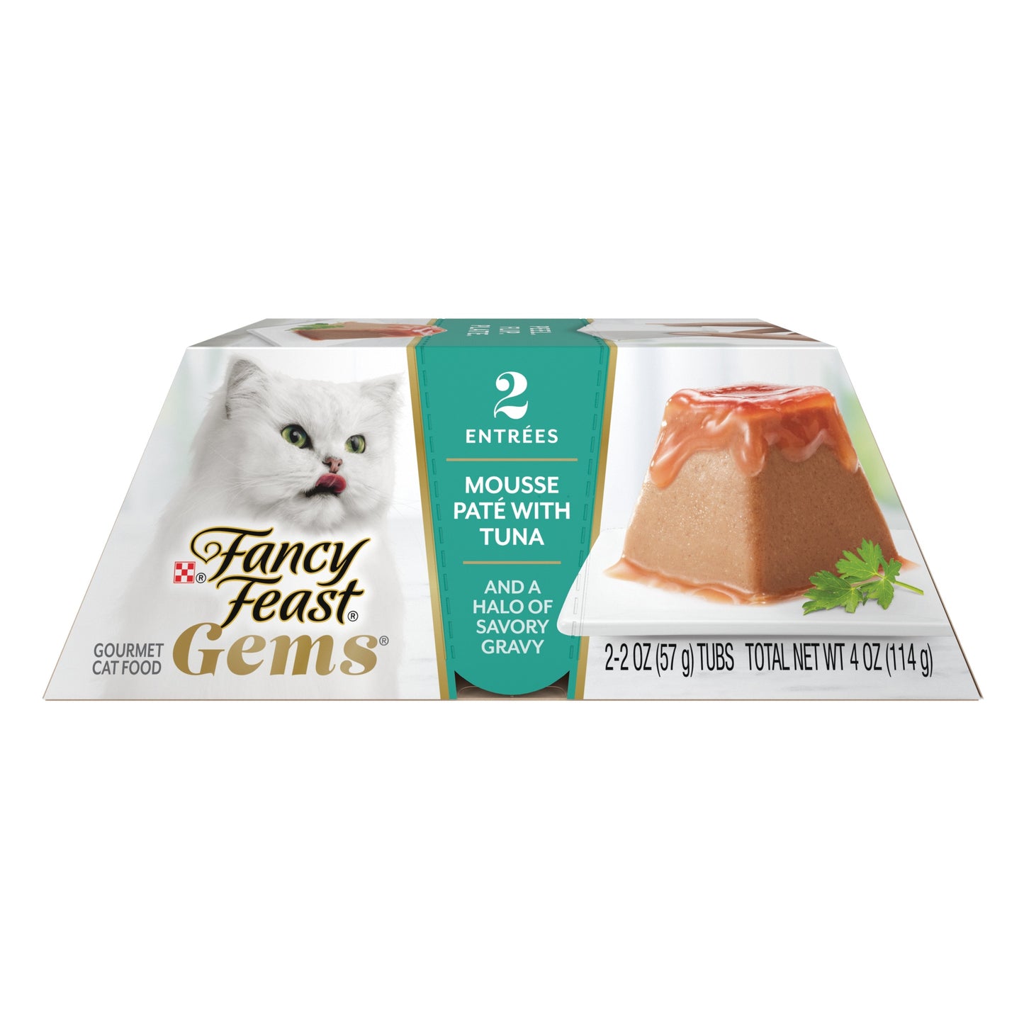 Fancy Feast Gems Mousse Paté with Tuna Gravy Cat Food
