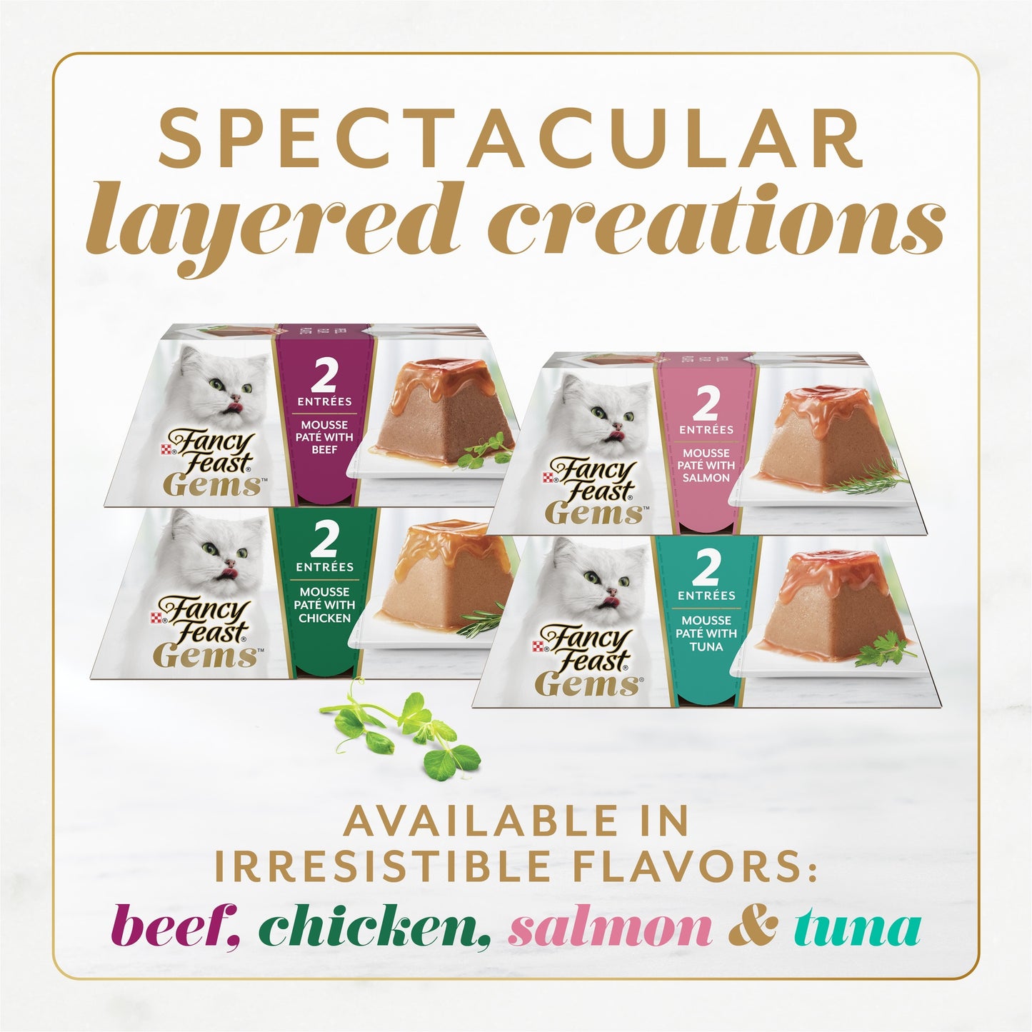 Fancy Feast Gems Mousse Paté with Tuna Gravy Cat Food