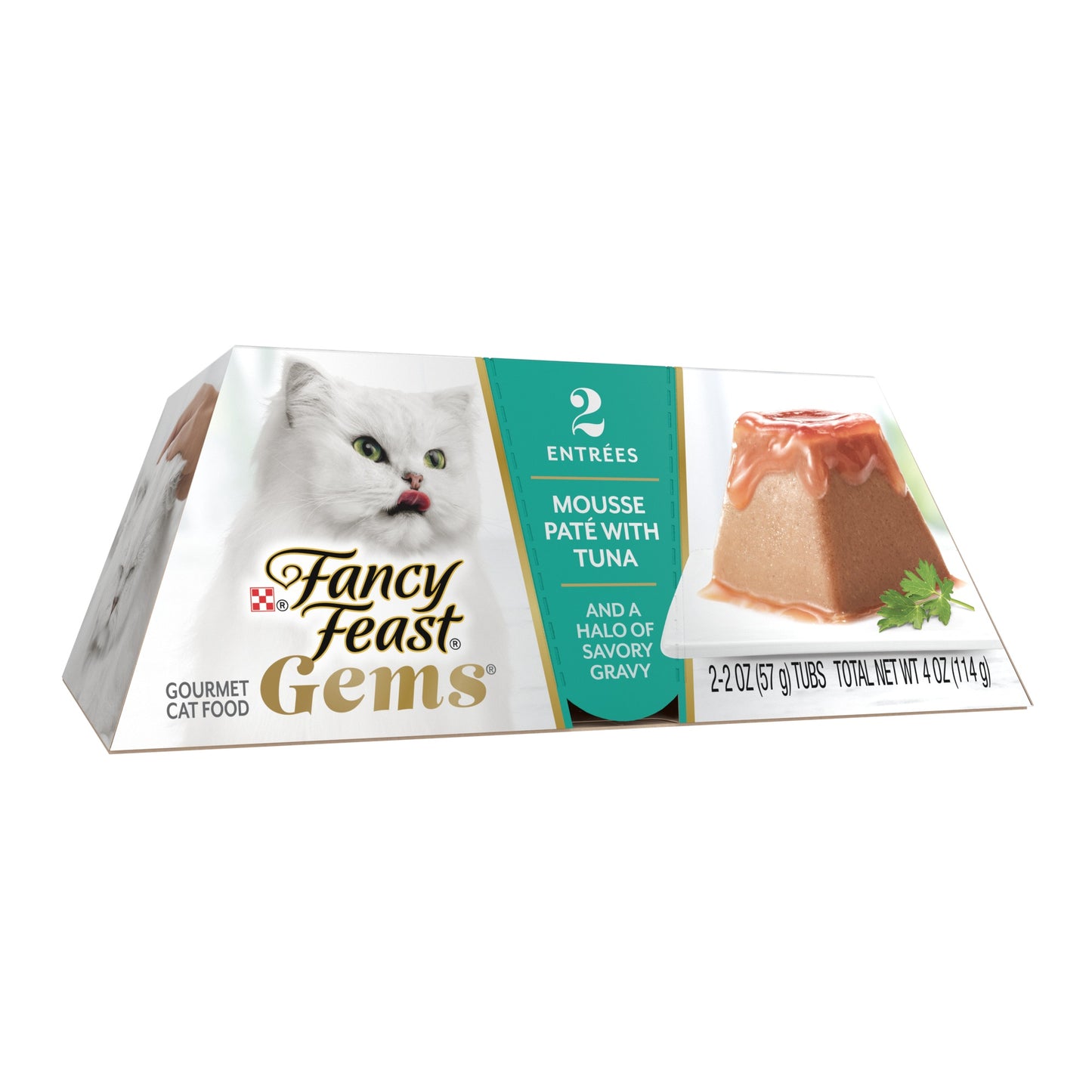 Fancy Feast Gems Mousse Paté with Tuna Gravy Cat Food