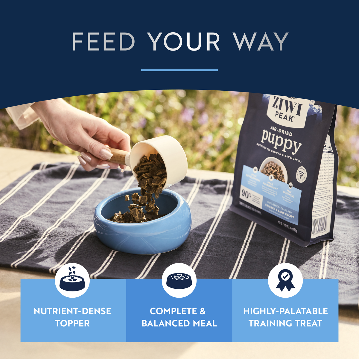 ZIWI Peak Puppy Air Dried Chicken & Lamb Dry Dog Food