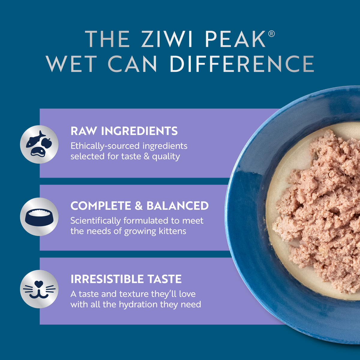 ZIWI Peak Kitten Chicken with Lamb Wet Cat Food