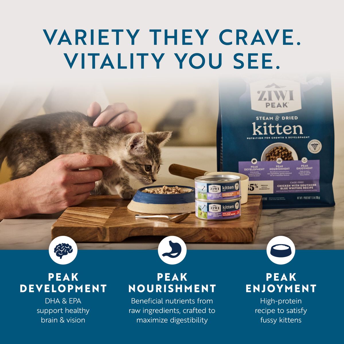 ZIWI Peak Kitten Chicken with Lamb Wet Cat Food