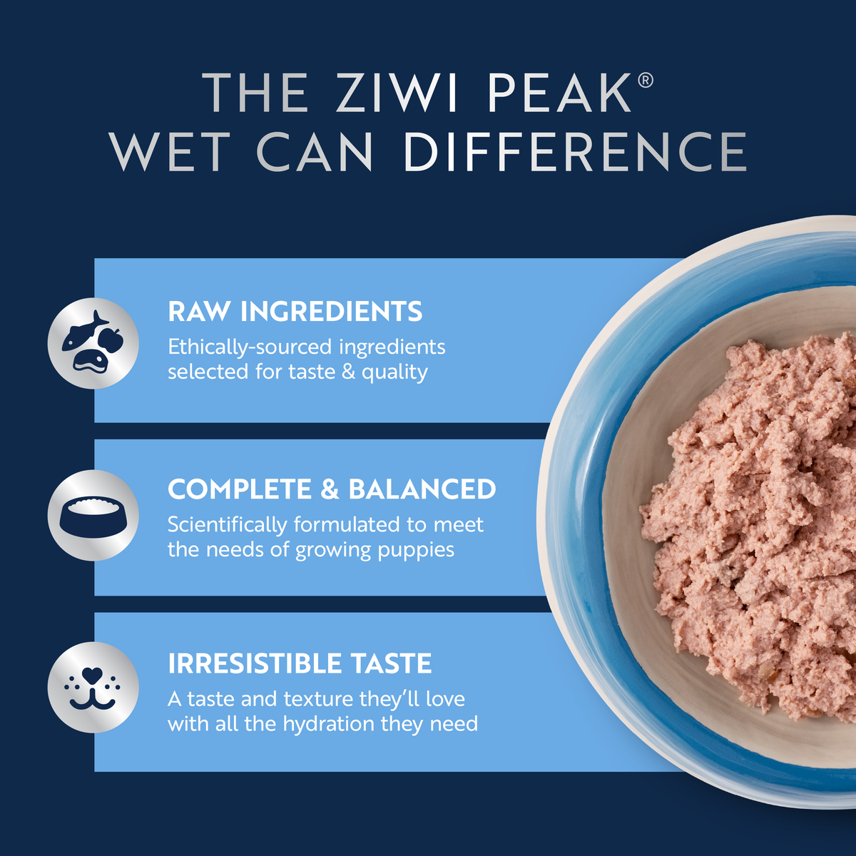 ZIWI Peak Puppy Chicken & Lamb Wet Dog Food
