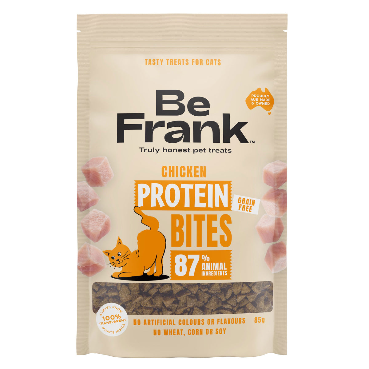Be Frank Protein Bites Chicken Cat Treats