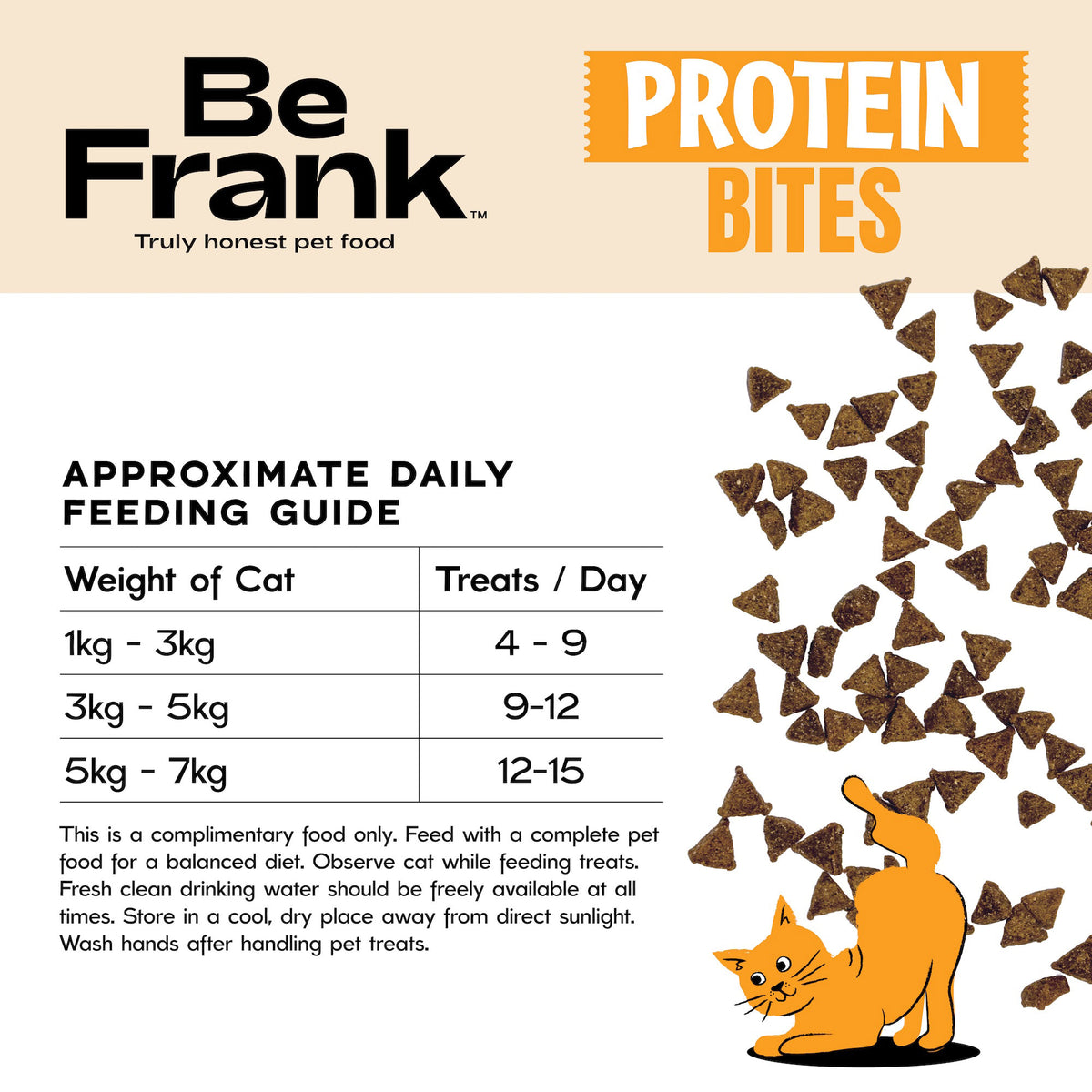 Be Frank Protein Bites Chicken Cat Treats