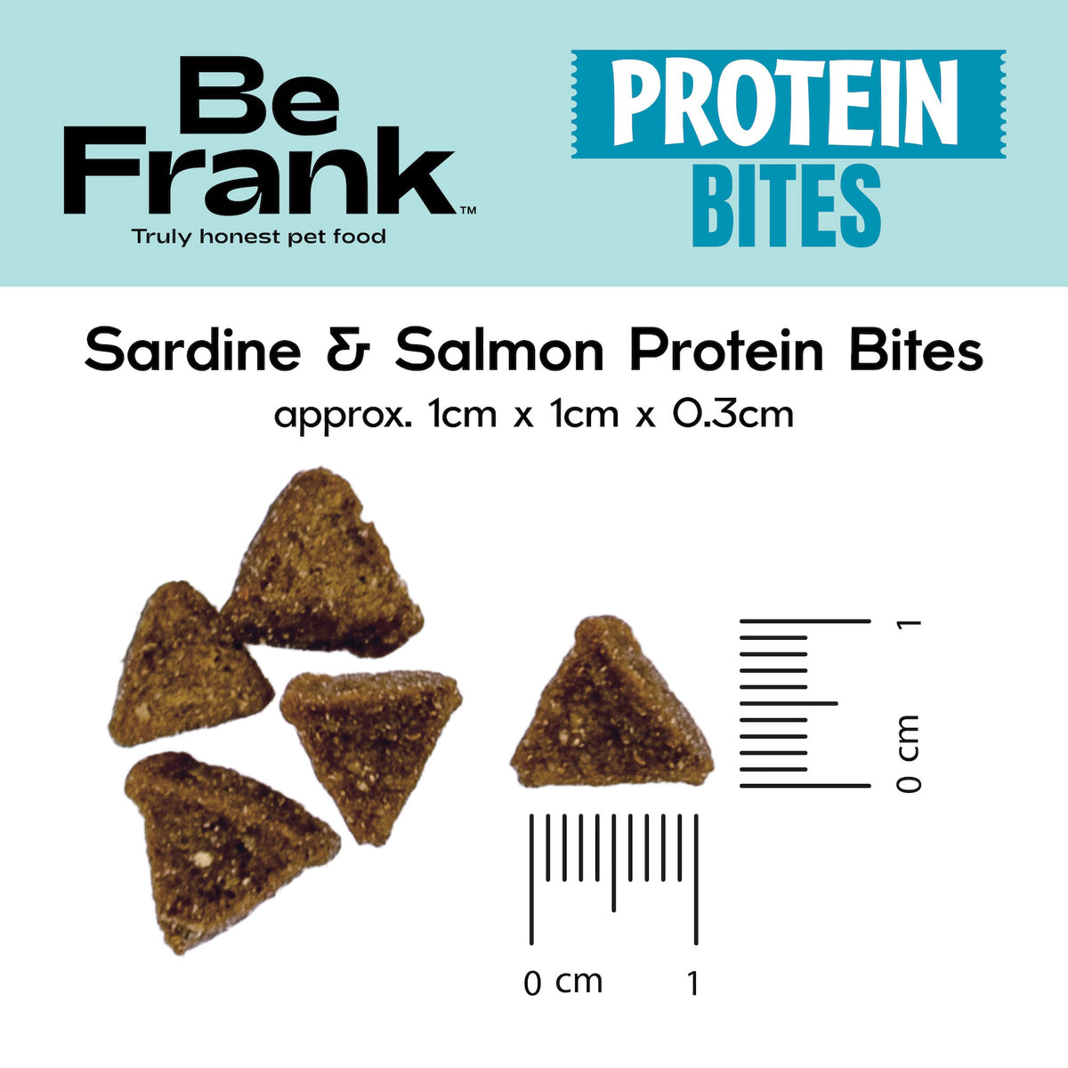 Be Frank Protein Bites Sardine & Salmon Cat Treats