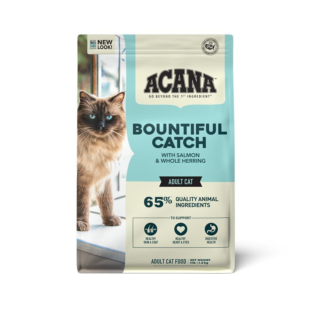 Acana Adult Bountiful Catch + Salmon & Chicken Cat Food Bundle